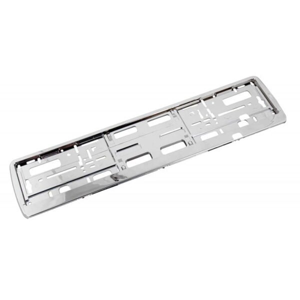 620065-1 Πλαίσιο Πινακίδας Χρώμιο Ασημί - License plate frame