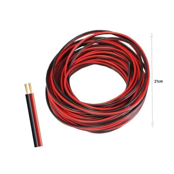 Καλώδιο ηλεκτρικό 100m 2x0.75mm² κόκκινο/μαύρο