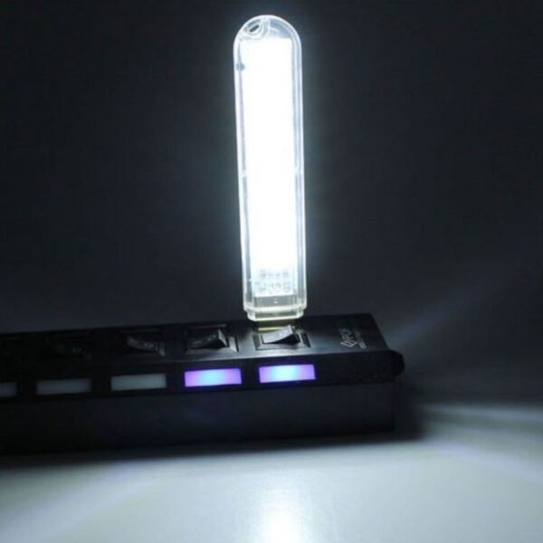 Mini USB LED φορητό φως με 8 led Cool white