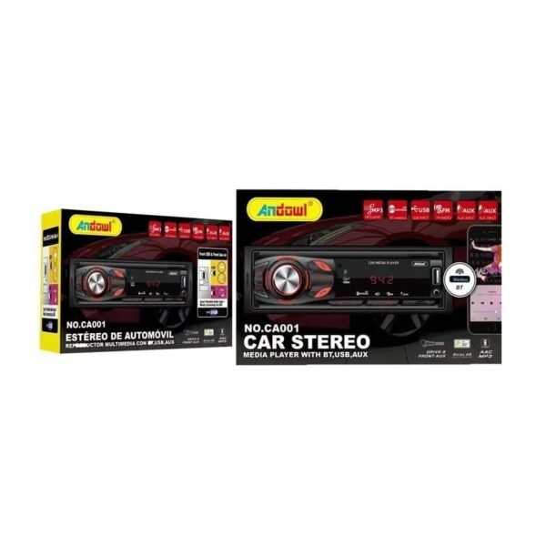68107-2 Andowl MP3 player αυτοκινήτου με είσοδο USB/SD/AUX CA001 - Car MP3 player