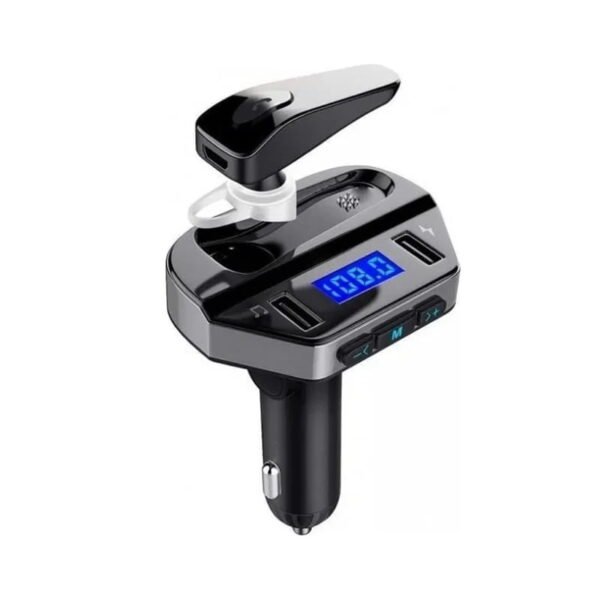 68170-2 Φορτιστής Αυτοκινήτου Bluetooth με Ακουστικό V6 BT - Handsfree Car Kit FM