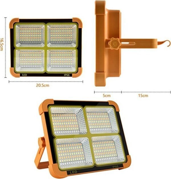 LED προβολέας 50W ηλιακός - Φωτισμός εξωτερικού χώρου