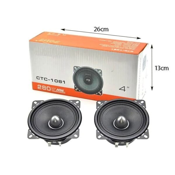 PerVoi Ηχείο Αυτοκινήτου CTC-1081 4″ με 45W RMS  - Speaker