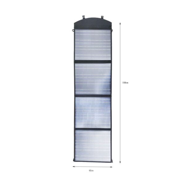 80016-6 Ηλιακό φορητό πάνελ 100W για φόρτιση μπαταριών