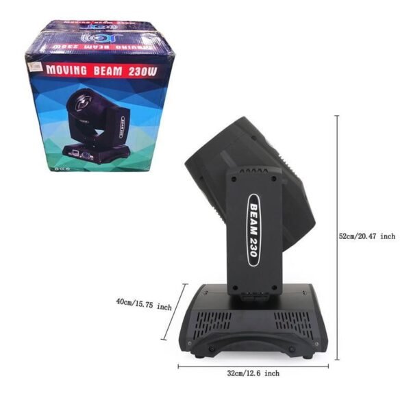 80031-1 Moving Head 7R 230W RGBW - Φωτορυθμικό Beam για Εντυπωσιακές Εκδηλώσεις