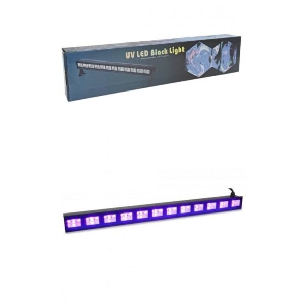 UV LED bar φωτισμού 12x3W - Black light για εκδηλώσεις