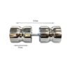 Λαβές/πόμολα για γυάλινη πόρτα (1 ζευγάρι) - Glass door handles