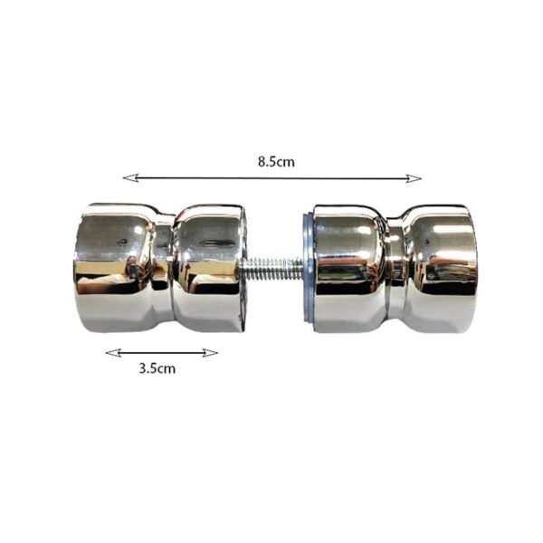 Λαβές/πόμολα για γυάλινη πόρτα (1 ζευγάρι) - Glass door handles