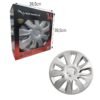 90007-1 Versaco Σετ Τάσια Αυτοκινήτου 4τμχ 14" Ασημί - Wheel Covers
