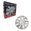 90007 Versaco Σετ Τάσια Αυτοκινήτου 4τμχ 14" Ασημί - Wheel Covers