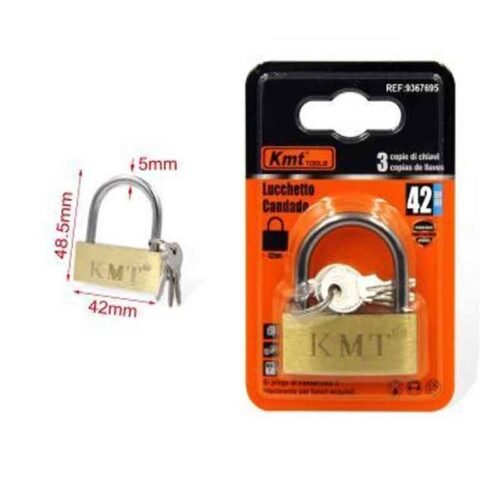 9367695 KMT Λουκέτο Ασφαλείας Με Κλειδάκι 42mm- Padlock