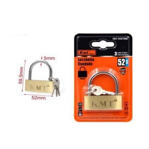 9367696 KMT Λουκέτο Ασφαλείας Με Κλειδάκι - Padlock
