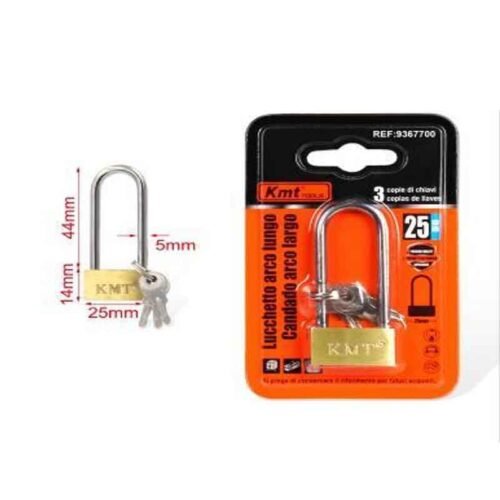 9367700 KMT Λουκέτο Ασφαλείας Με Κλειδάκι 25mm- Padlock