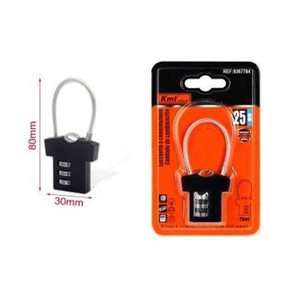 9367784 KMT Λουκέτο με Συνδυασμό 25mm - Coded Lock