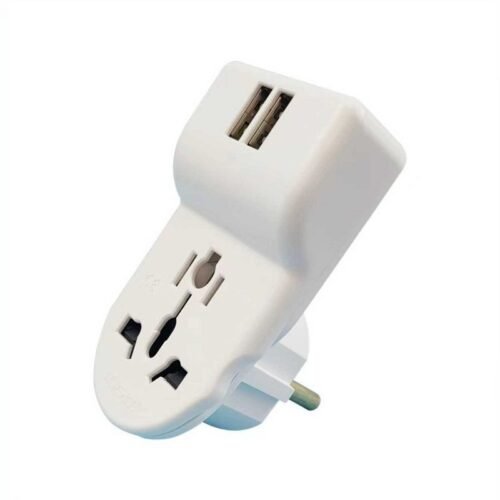 939000 Αντάπτορας πρίζας με 2 θύρες USB - International - RTA09-39 - 939000