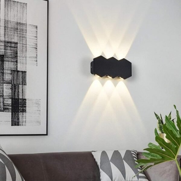 941075-1 Επιτοίχιο φωτιστικό LED warm white - Μοντέρνα απλίκα 6W