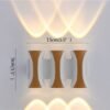 Επιτοίχια LED απλίκα warm white για άνετο φωτισμό