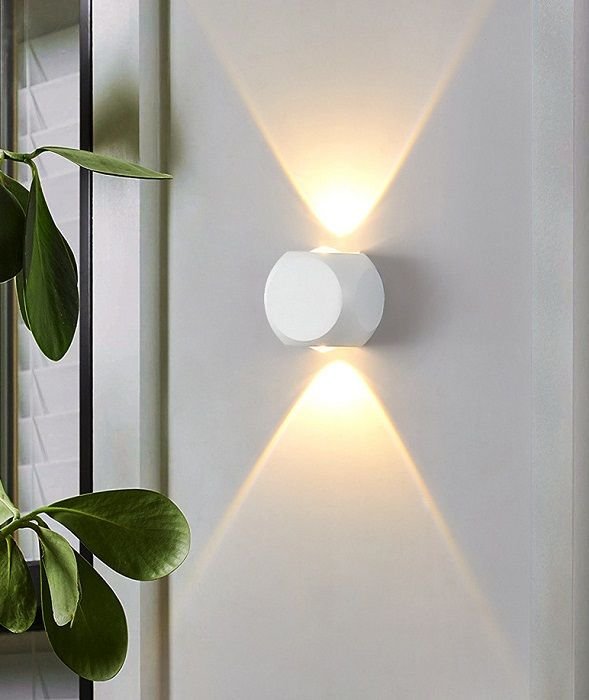 941266-1 Επιτοίχιο φωτιστικό LED θερμό λευκό με μοντέρνο σχεδιασμό