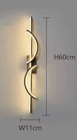 Επιτοίχιο LED H12 minimal design με 3 θερμοκρασίες φωτισμού