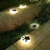 Ηλιακό φωτιστικό κήπου LED - Σετ 4 πατούσες