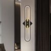 943147-1 Επιτοίχιο φωτιστικό LED H18 - Μοντέρνο design με 3 θερμοκρασίες
