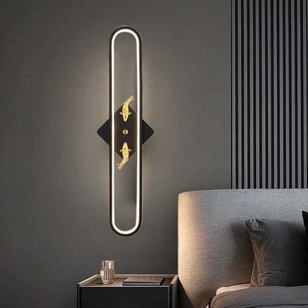 943147-2 Επιτοίχιο φωτιστικό LED H18 - Μοντέρνο design με 3 θερμοκρασίες
