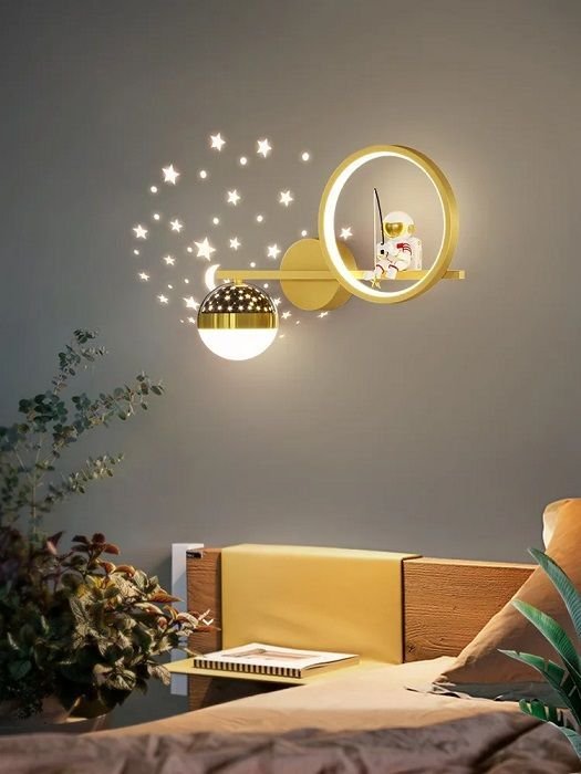 943505-1 Επιτοίχιο φωτιστικό LED με φωτορυθμικό για μοντέρνο φωτισμό