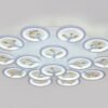 943734-2 Πλαφονιέρα LED με dimmer και τηλεχειριστήριο για έλεγχο φωτισμού