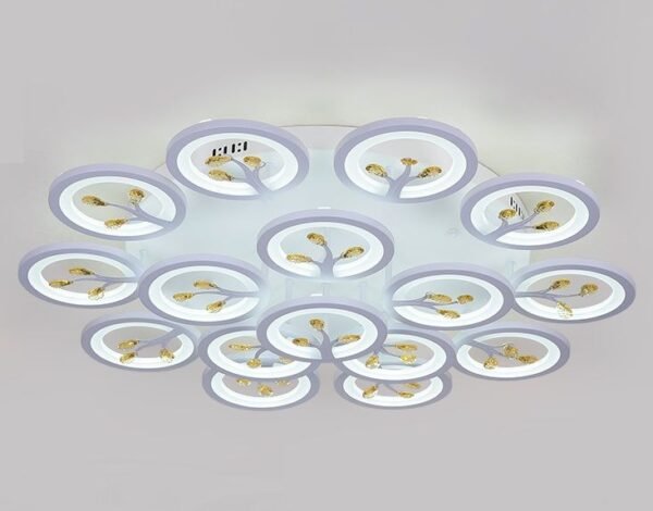 943734-2 Πλαφονιέρα LED με dimmer και τηλεχειριστήριο για έλεγχο φωτισμού