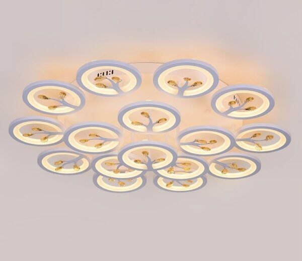 943734-4 Πλαφονιέρα LED με dimmer και τηλεχειριστήριο για έλεγχο φωτισμού