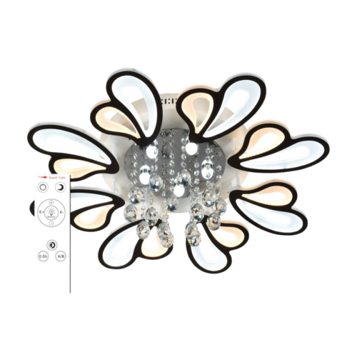 943826 Φωτιστικό οροφής LED - Πλαφονιέρα με Dimmer - 5169-8BK - 943826
