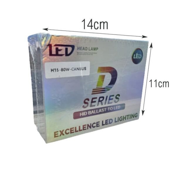 968962-48-4 D Series Λάμπες Αυτοκινήτου LED H15 80W CANBUS - Excellence Led Lighting