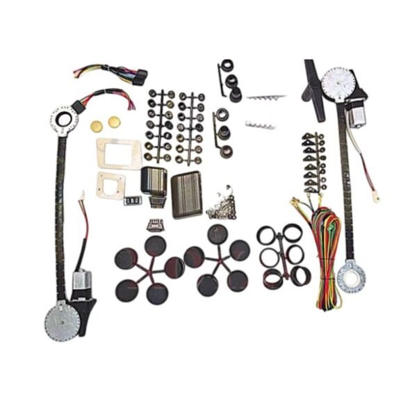 Ηλεκτρικό Κιτ Ανύψωσης Παραθύρων 2 Θυρών – Universal Power Window Kit με Ισχυρό Μοτέρ