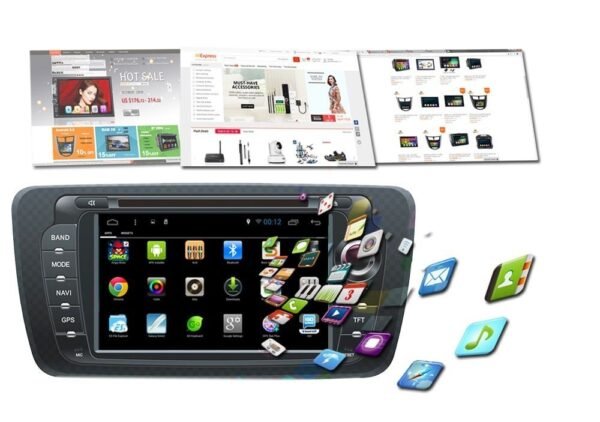 KD-7004-2 Ηχοσύστημα αυτοκινήτου 2DIN – Seat Ibiza – Android - KD-7004
