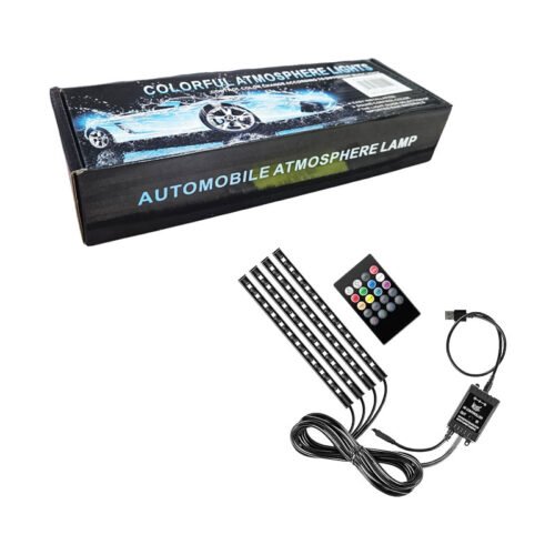 Z691406 Σύστημα Κρυφού Φωτισμού LED Αυτοκινήτου με Τηλεχειριστήριο - Car atmosphere lights