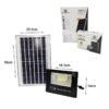 Ηλιακός προβολέας 60W με τηλεχειριστήριο - Δωρεάν ενέργεια