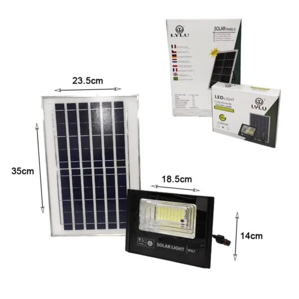 Ηλιακός προβολέας 60W με τηλεχειριστήριο - Δωρεάν ενέργεια