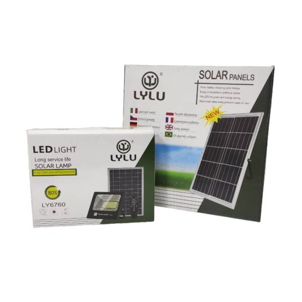 Z694602-3 Ηλιακός προβολέας 200W με τηλεχειριστήριο - Φωτισμός χωρίς ρεύμα