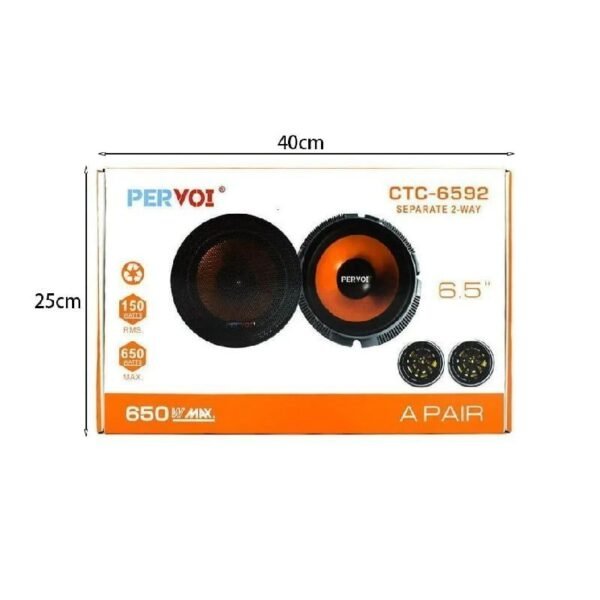 Pervoi Σετ Ηχεία Αυτοκινήτου 6.5" με 150W RMS (Midrange) CTC-6592 - Drive Midrange Car Speaker