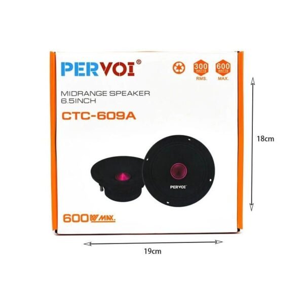 PerVoi Ηχείο Αυτοκινήτου Midrange 6.5″ 600W CTC-609A - Drive Midrange Car Speaker