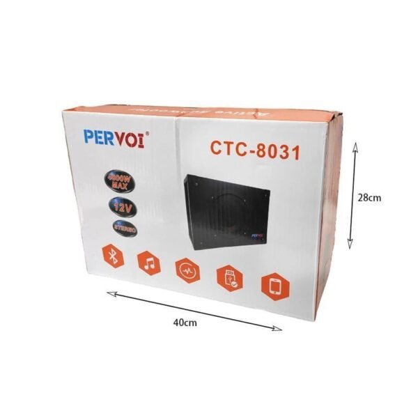 Z891044-6 Pervoi Subwoofer Αυτοκινήτου 12V CTC-8031 - Active subwoofer
