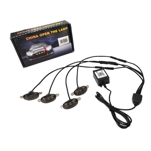 z691422-1 LED φώτα αυτοκινήτου RGB 4τμχ - LED car medium net light