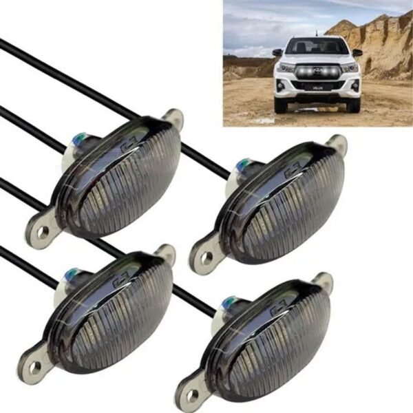 z691422 LED φώτα αυτοκινήτου RGB 4τμχ - LED car medium net light