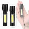 z693108-1 Μίνι Φακός Επαναφορτιζόμενος LED Τσέπης USB Charge 9cm - Small Flashlight