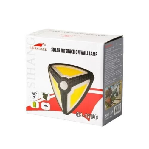 z693125 Sihangark Ηλιακό Επιτοίχιο Φωτιστικό LED Με Ανιχνευτή Κίνηση SH-1219B – Solar Interaction Wall Lamp