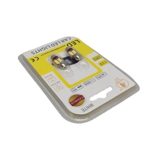 z693306-1 EJC Λάμπες Αυτοκινήτου Canbus 4014-31-10SMD LED 31mm 2τμχ ψυχρό φως - LED light