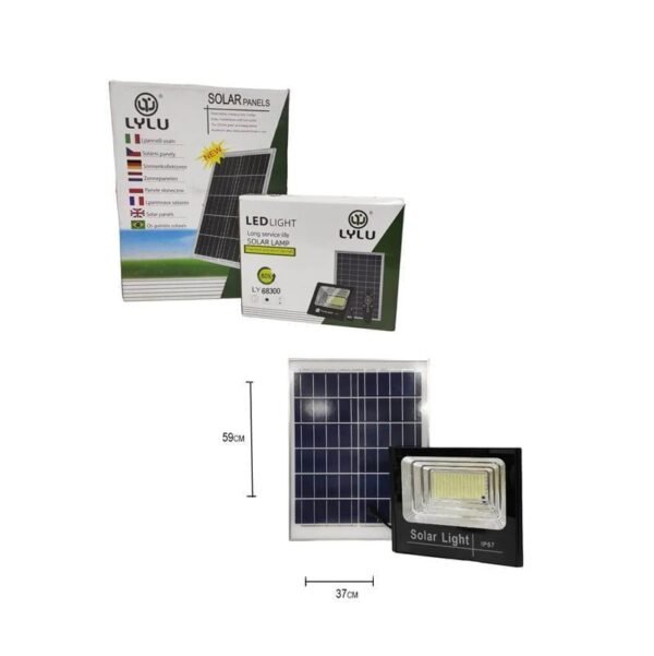 z694605-4 Ηλιακός προβολέας LED 600W με τηλεχειριστήριο