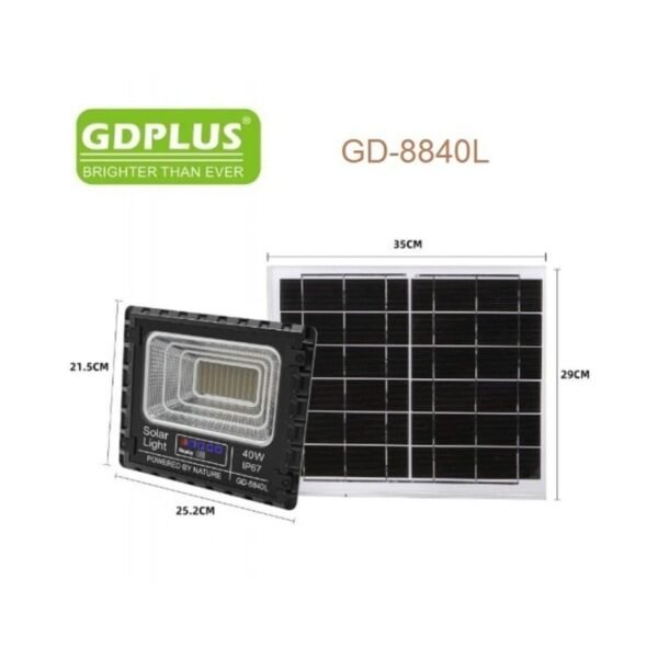 z697903-1 Ηλιακός προβολέας 40W με τηλεχειριστήριο - Δωρεάν φωτισμός