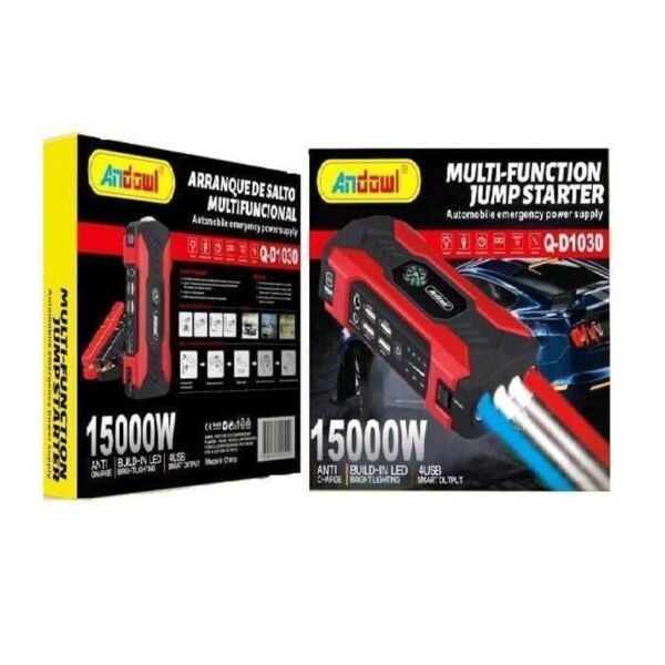 z774178 Andowl Εκκινητής Μπαταρίας Αυτοκινήτου 15000mAh Q-D1030 - Car multi-function jump starter