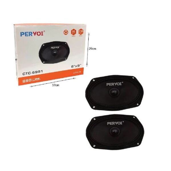 Pervoi Σετ Ηχεία Αυτοκινήτου 6″x9“ 880W CTC-6981 - Drive Midrange Car Speaker